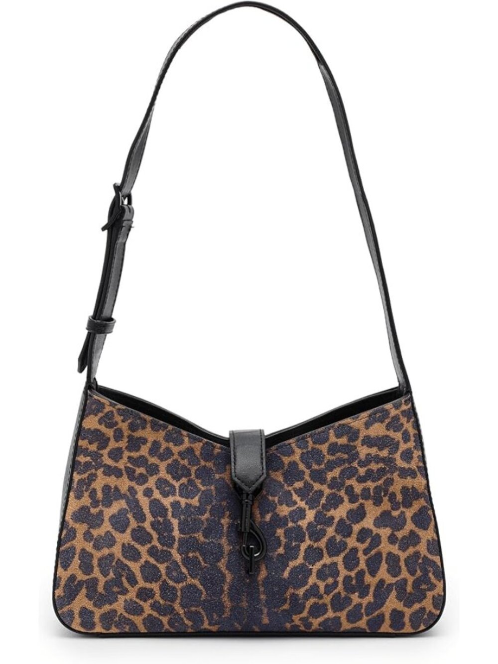NEW NWT Rebecca Minkoff Megan Small Shoulder Bag Leopard Handbag - Picture 1 of 6